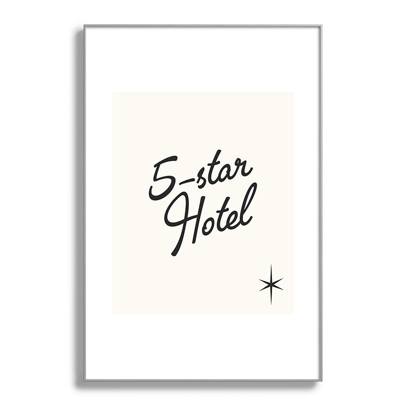 5-star hotel Framed Art Print