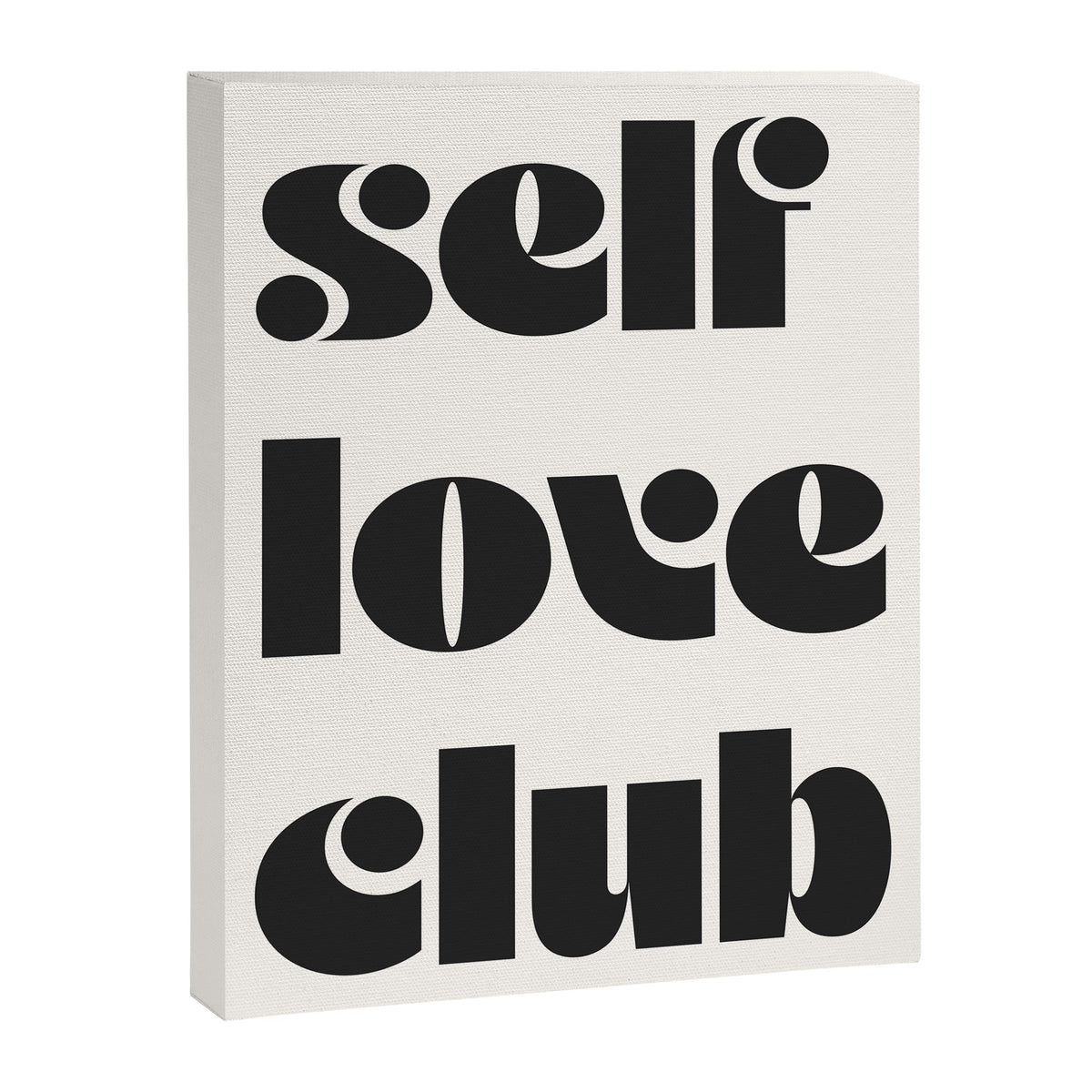"self love club" Canvas Print