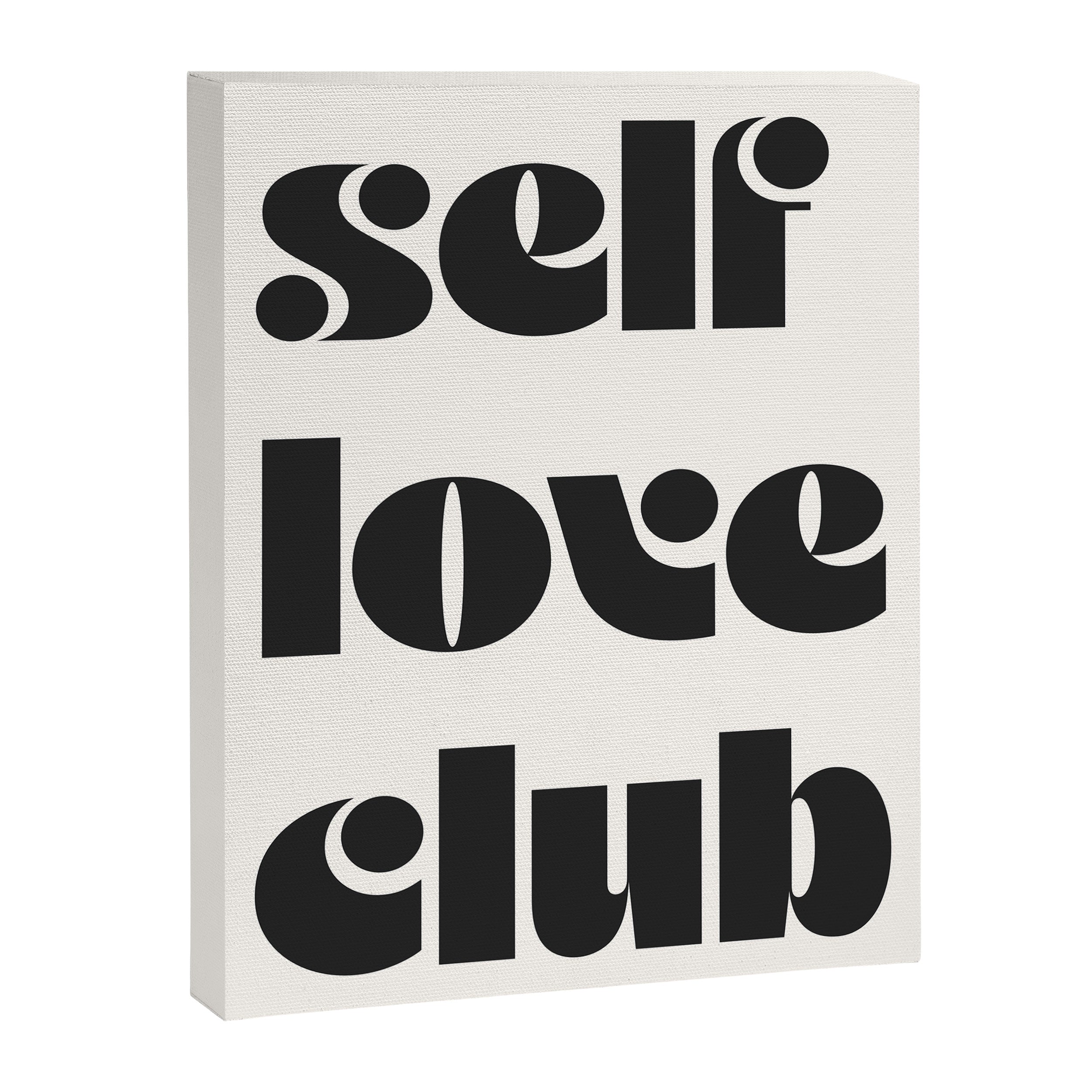 "self love club" Canvas Print
