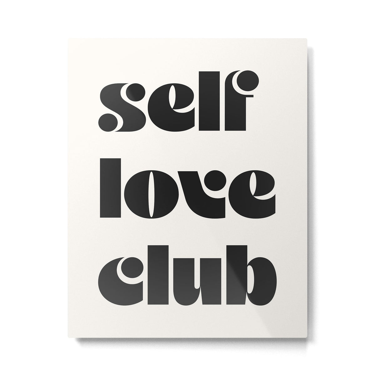 "self love club" Metal Print