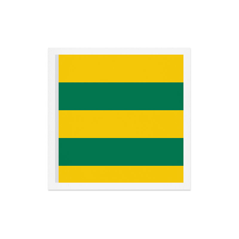1970s Retro Stripes Art Print