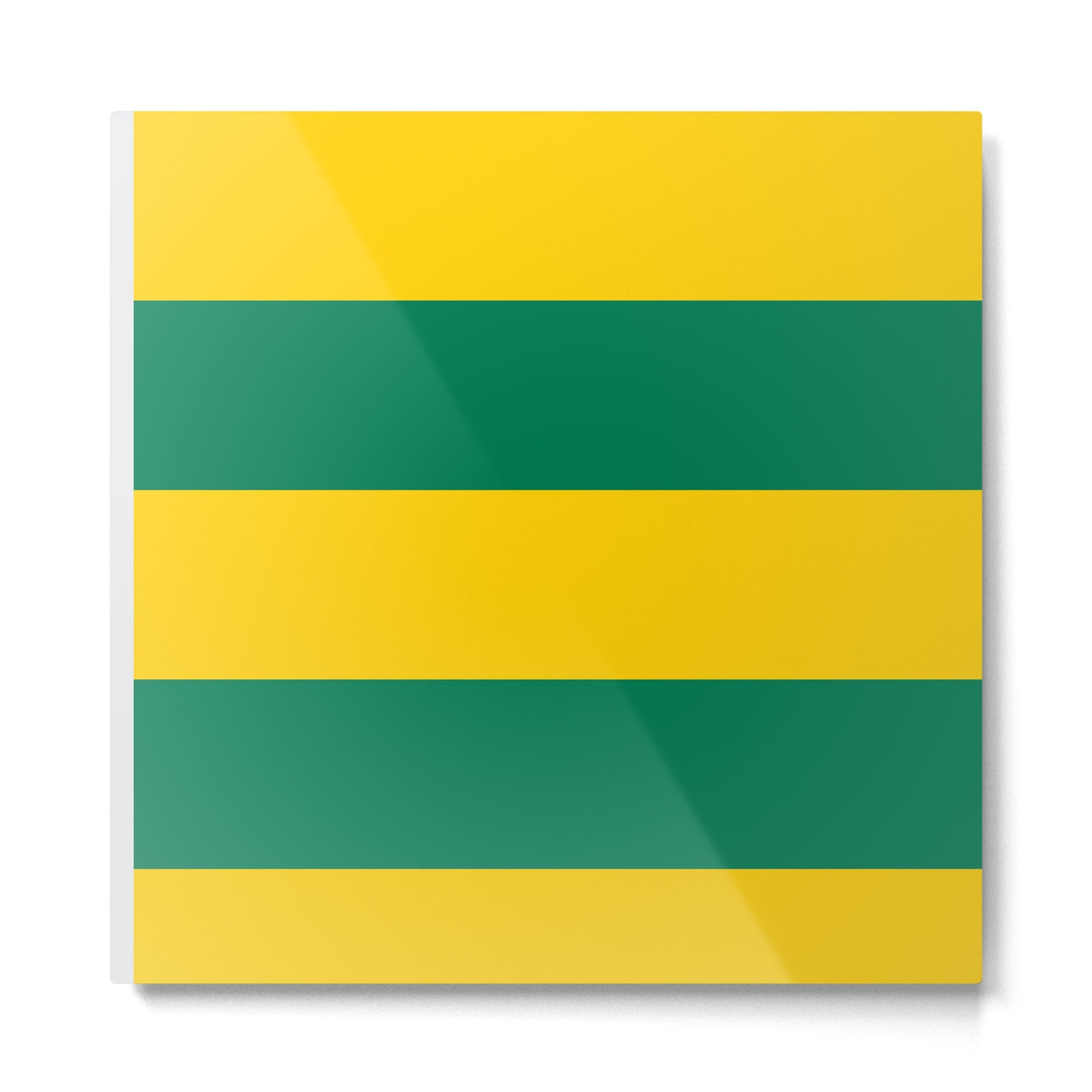 1970s Retro Stripes Metal Print