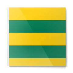 1970s Retro Stripes Metal Print