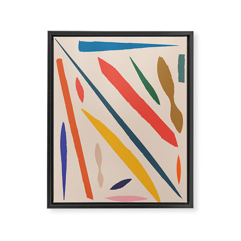 101-2 Framed Canvas Print