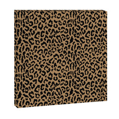2000s leopard-black on tan Canvas Print