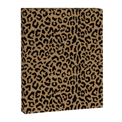 2000s leopard-black on tan Canvas Print