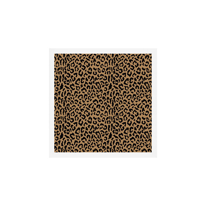 2000s leopard-black on tan Art Print