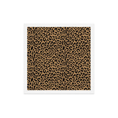 2000s leopard-black on tan Art Print