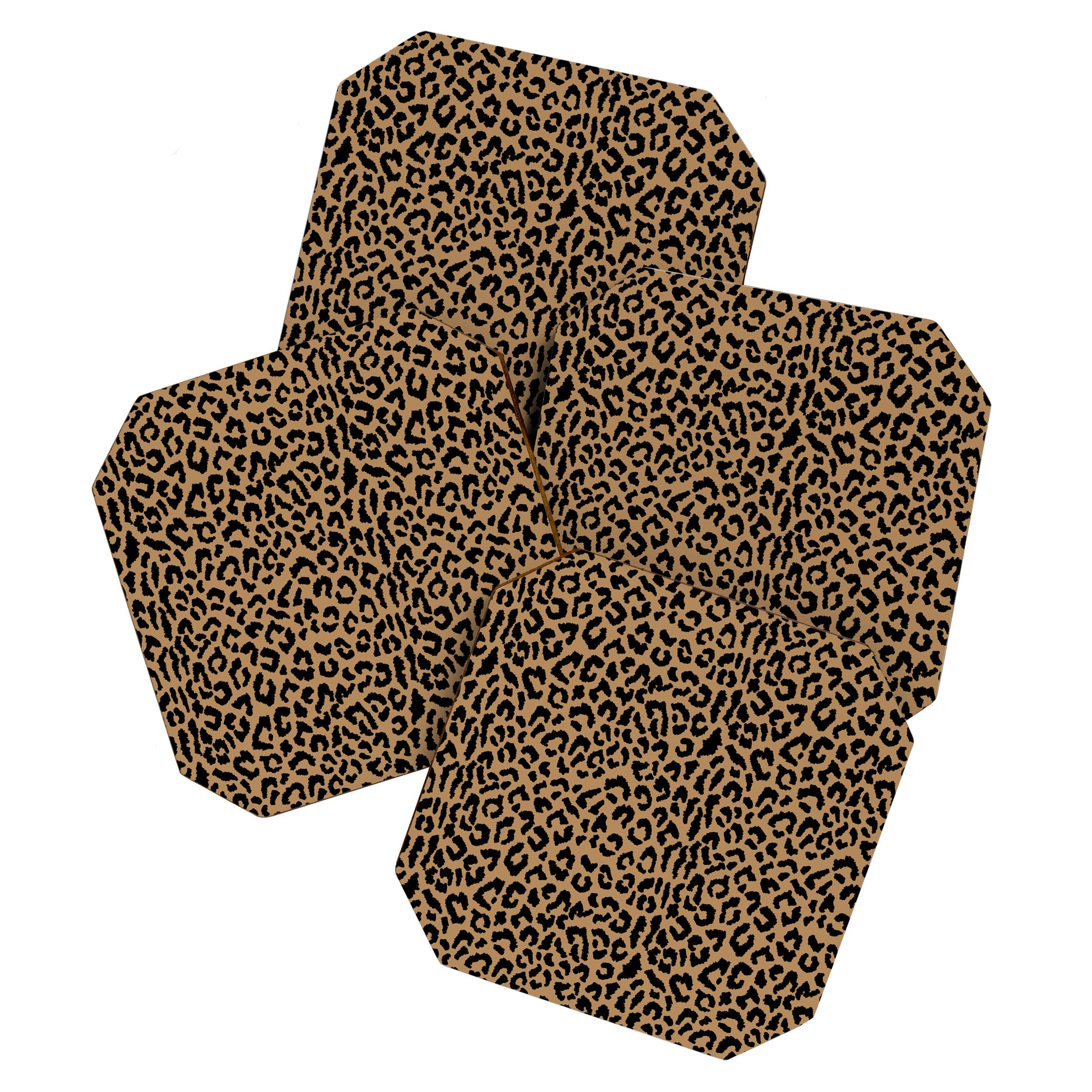 2000s leopard-black on tan Coaster