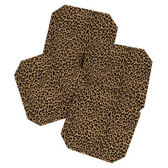 2000s leopard-black on tan Coaster