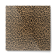 2000s leopard-black on tan Metal Print