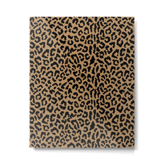 2000s leopard-black on tan Metal Print