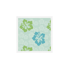 2000s y2k hibiscus pattern Art Print