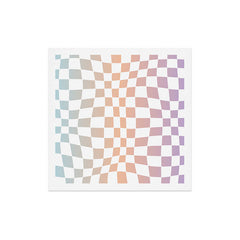 2014 gradient checked warp Art Print