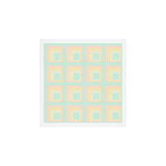 70s mod pale pastels Art Print