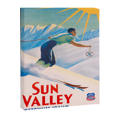 1940 Sun Valley Union Pacific Poster Canvas Print