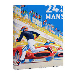 1959 24 Hours of Le Mans Race Poster Canvas Print