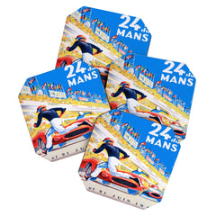 1959 24 Hours of Le Mans Race Poster Coaster