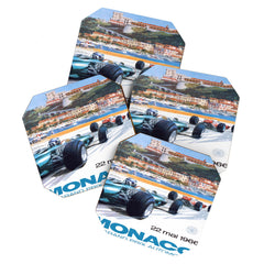 1966 MONACO Grand Prix Racing Poster Coaster