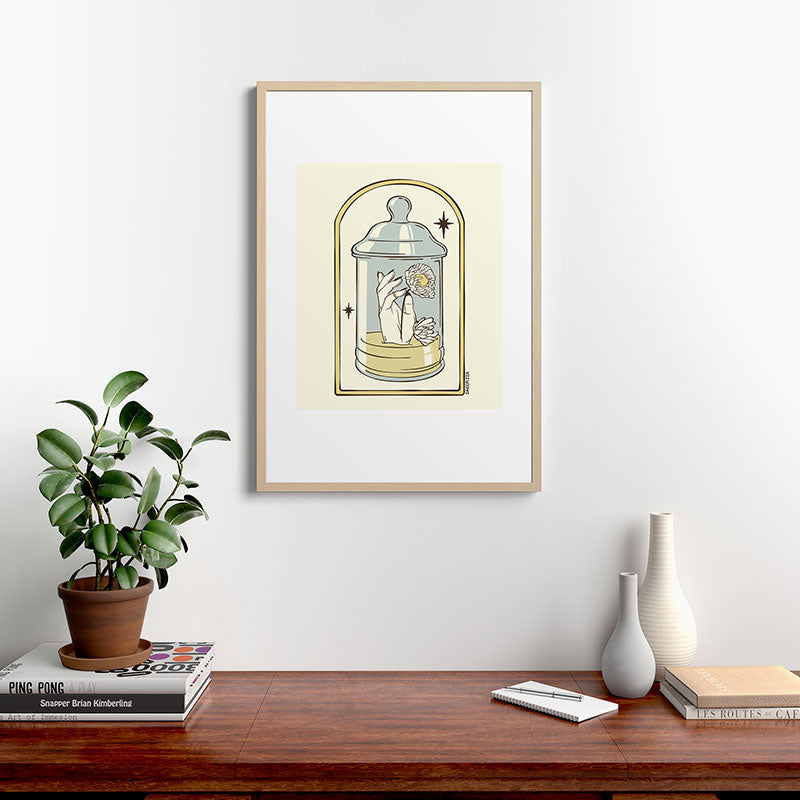 A FRESH START Framed Art Print