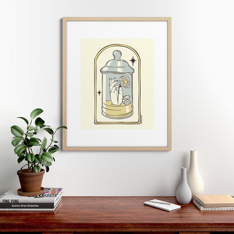 A FRESH START Framed Art Print