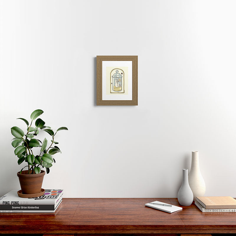 A FRESH START Framed Art Print