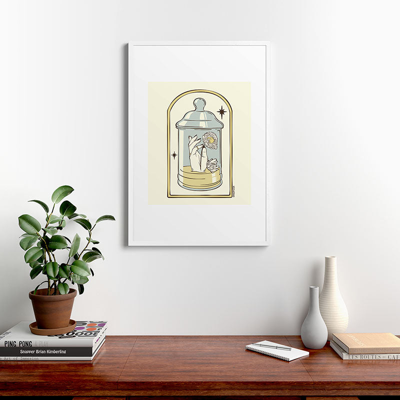 A FRESH START Framed Art Print