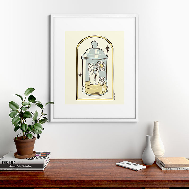 A FRESH START Framed Art Print