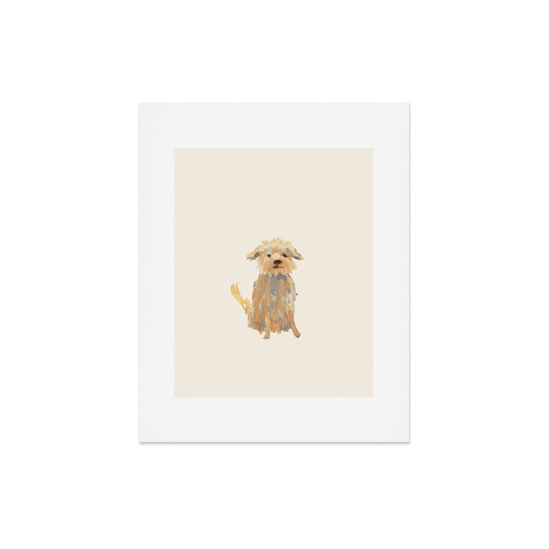 A dog called Jazz Art Print