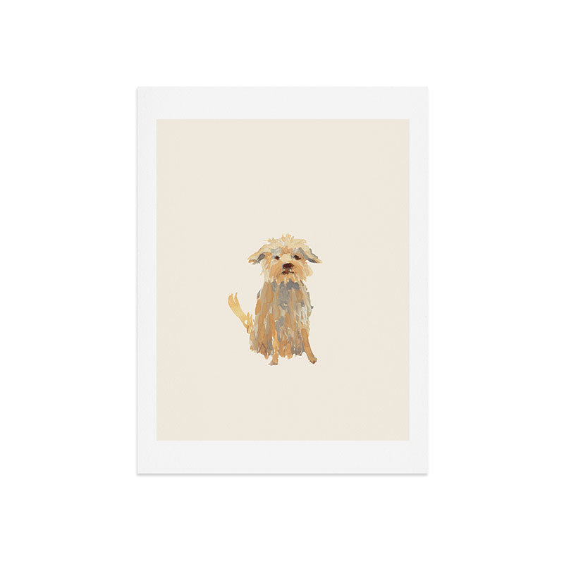 A dog called Jazz Art Print