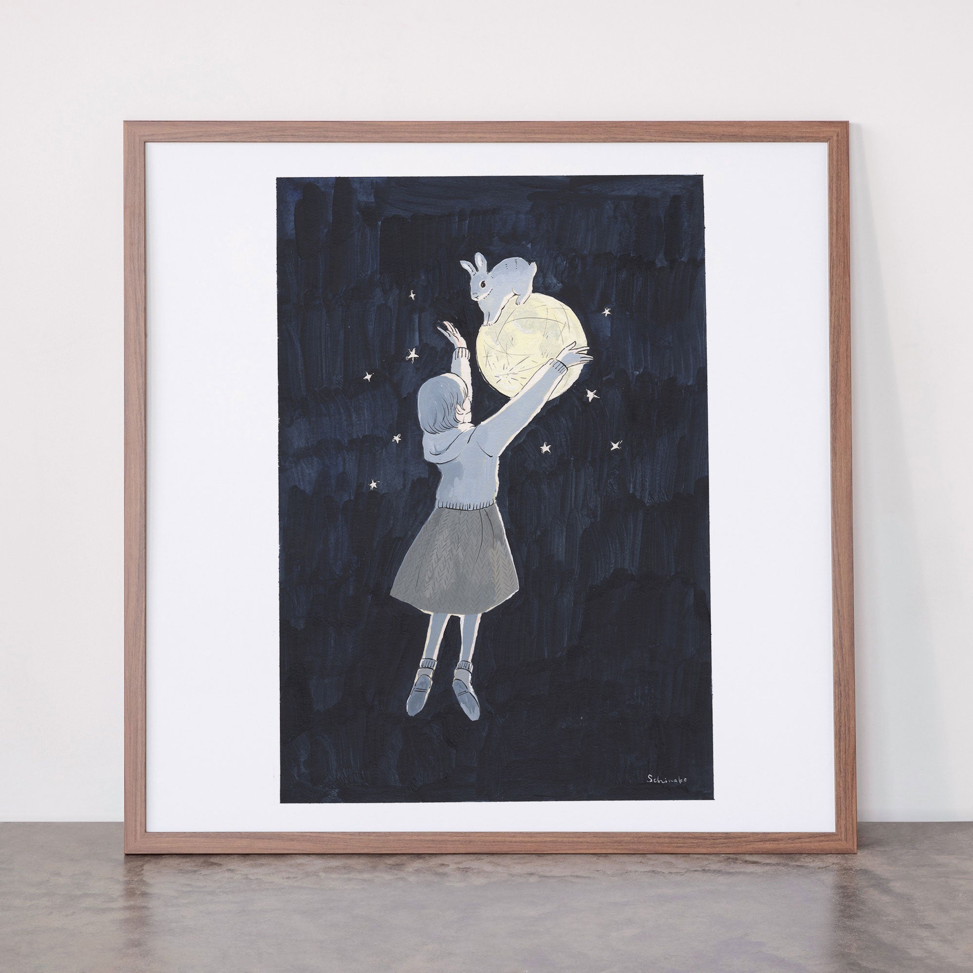 A Dream that I See You Again Framed Art Print