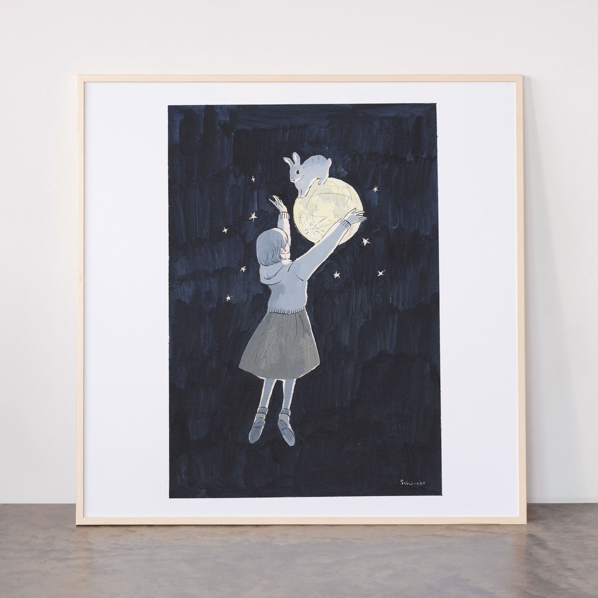 A Dream that I See You Again Framed Art Print