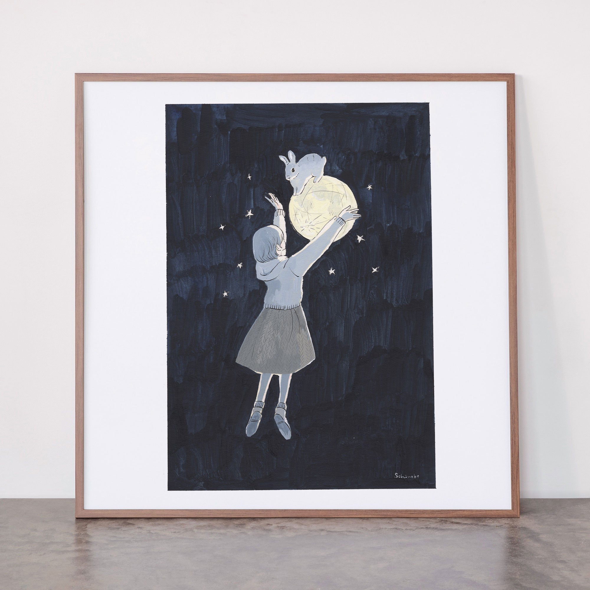 A Dream that I See You Again Framed Art Print