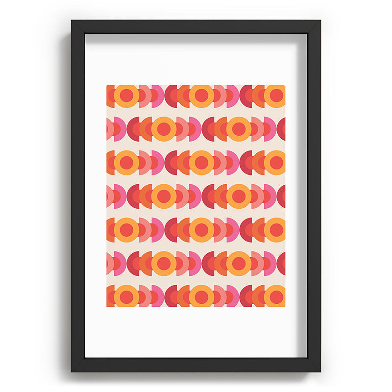 70's pattern no1 Framed Art Print