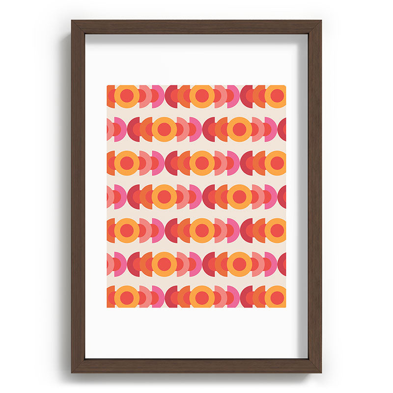 70's pattern no1 Framed Art Print