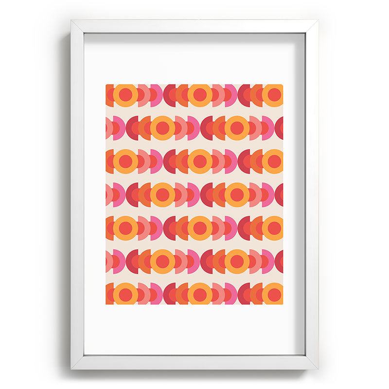 70's pattern no1 Framed Art Print