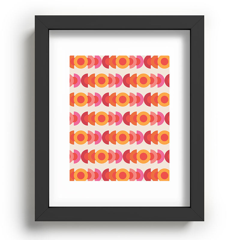 70's pattern no1 Framed Art Print