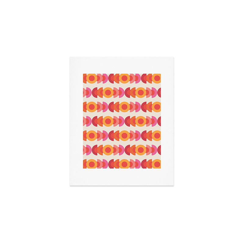 70's pattern no1 Art Print