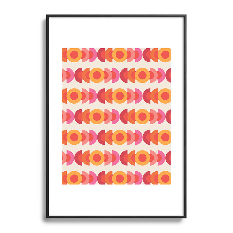 70's pattern no1 Framed Art Print