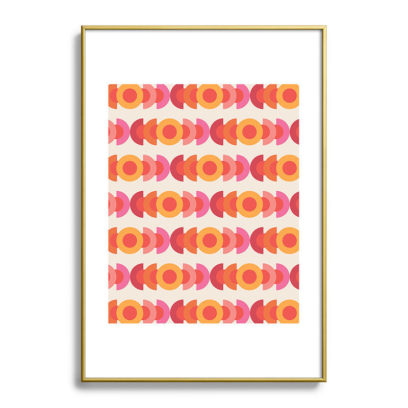 70's pattern no1 Framed Art Print