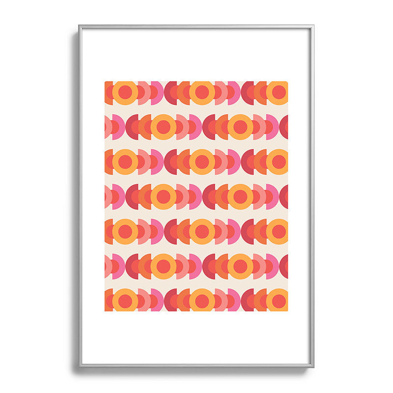 70's pattern no1 Framed Art Print