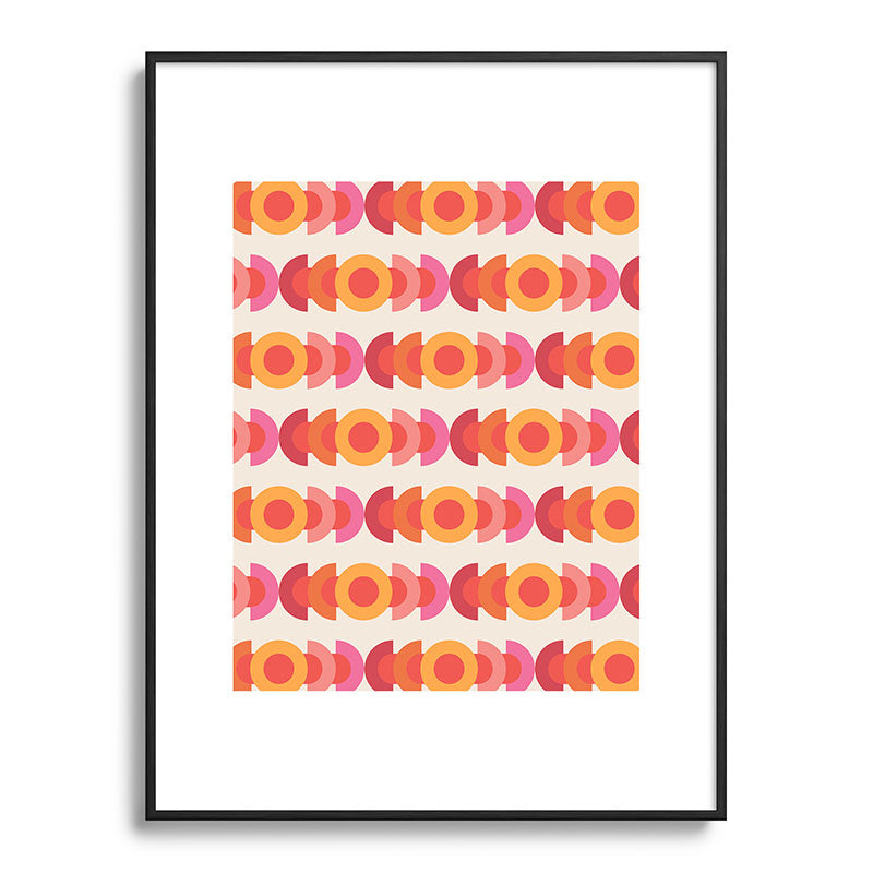 70's pattern no1 Framed Art Print