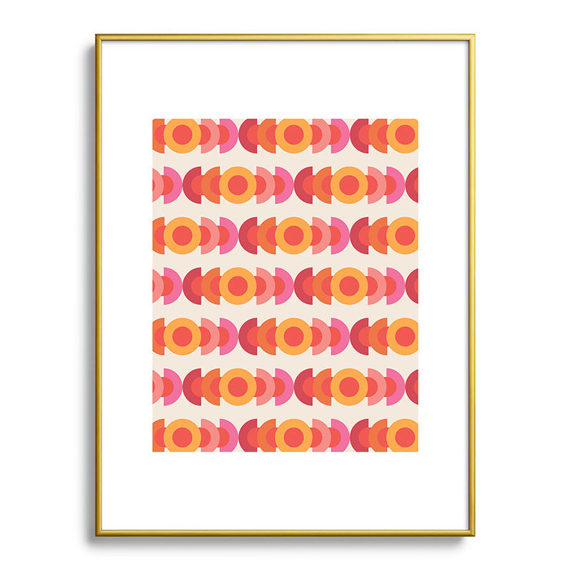 70's pattern no1 Framed Art Print