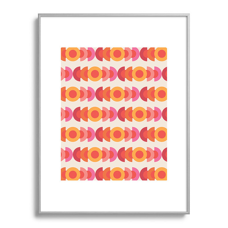 70's pattern no1 Framed Art Print