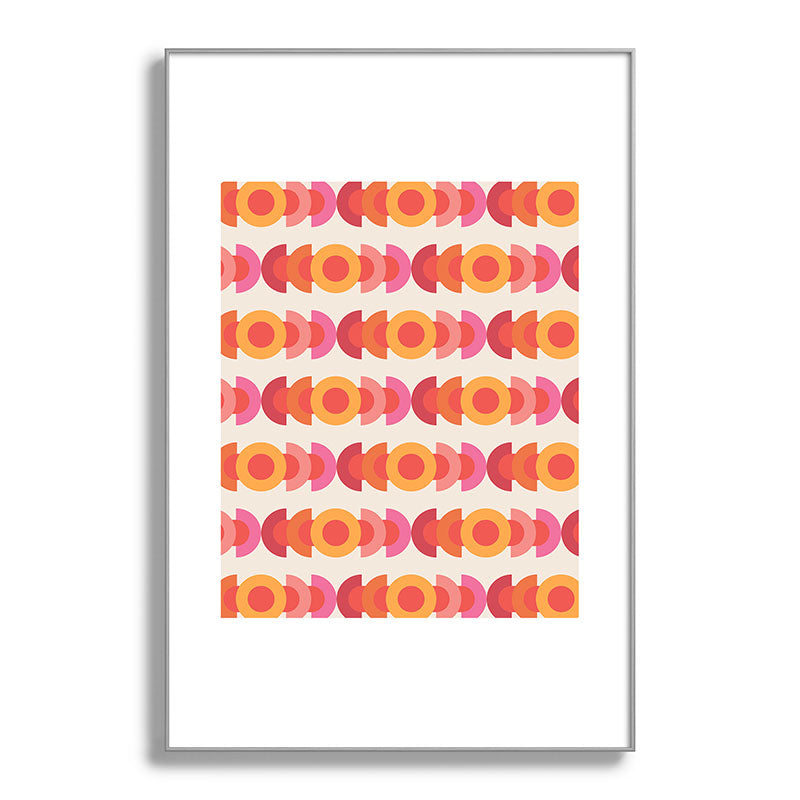 70's pattern no1 Framed Art Print