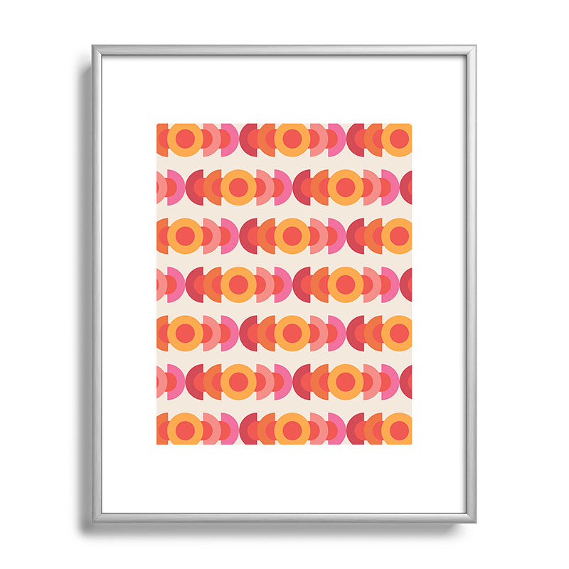 70's pattern no1 Framed Art Print