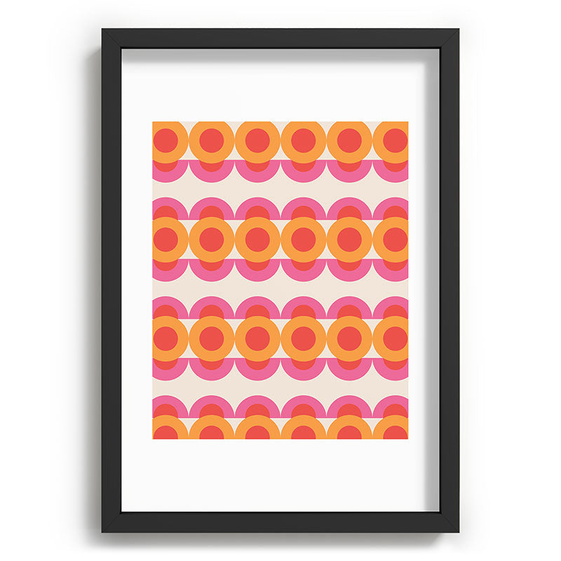 70's pattern no2 Framed Art Print