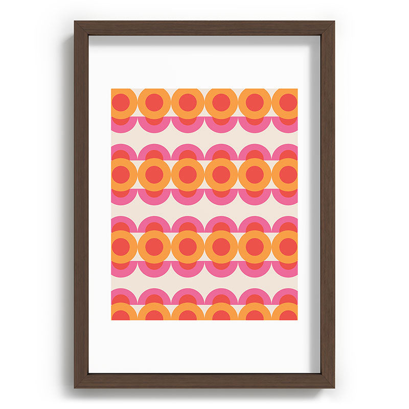 70's pattern no2 Framed Art Print