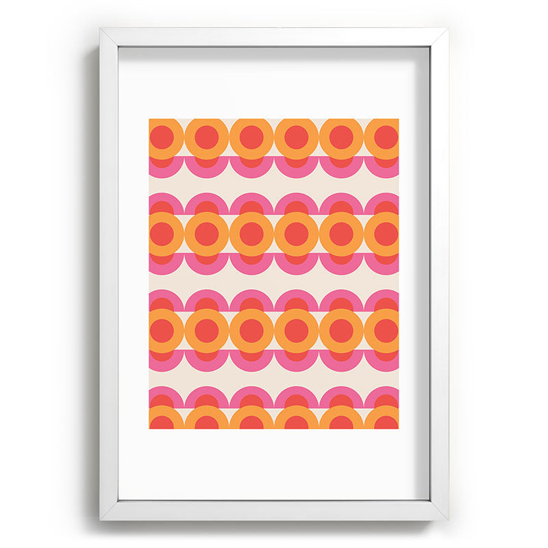 70's pattern no2 Framed Art Print
