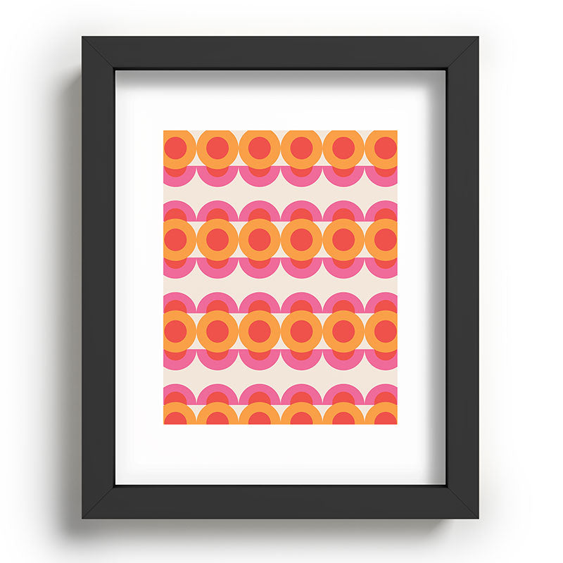 70's pattern no2 Framed Art Print